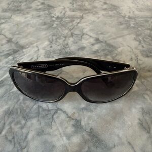 Coach Black sunglasses with logo